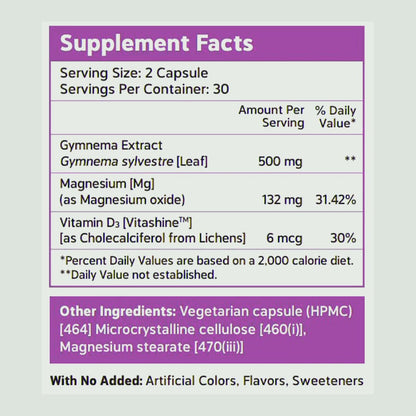 Gymne-Mag D Supplement Facts